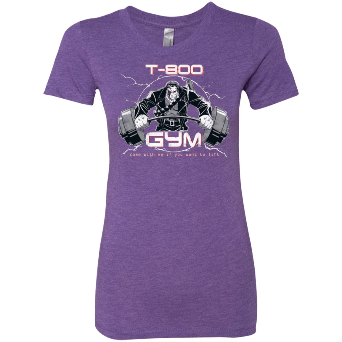 T-Shirts Purple Rush / Small T-800 gym Women's Triblend T-Shirt