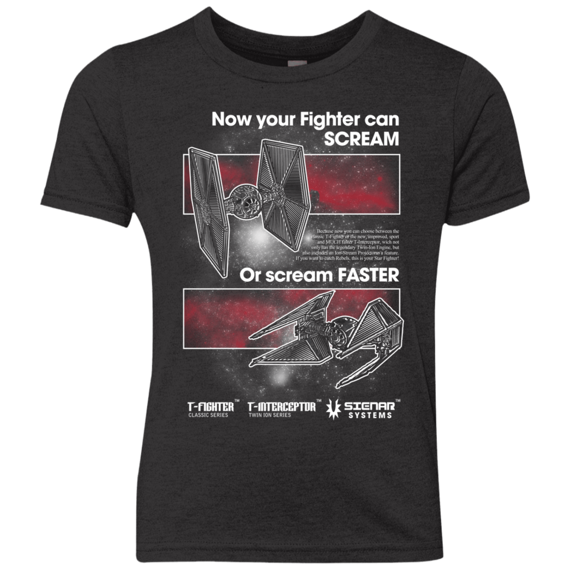 T-Shirts Vintage Black / YXS T-Fighters Youth Triblend T-Shirt