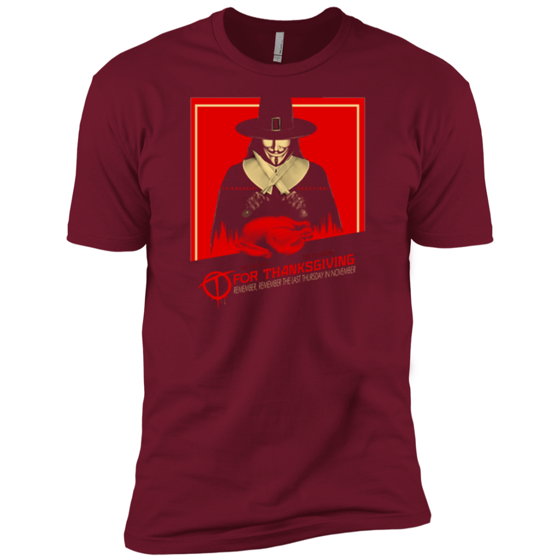 T-Shirts Cardinal / X-Small T for Thanksgiving Men's Premium T-Shirt