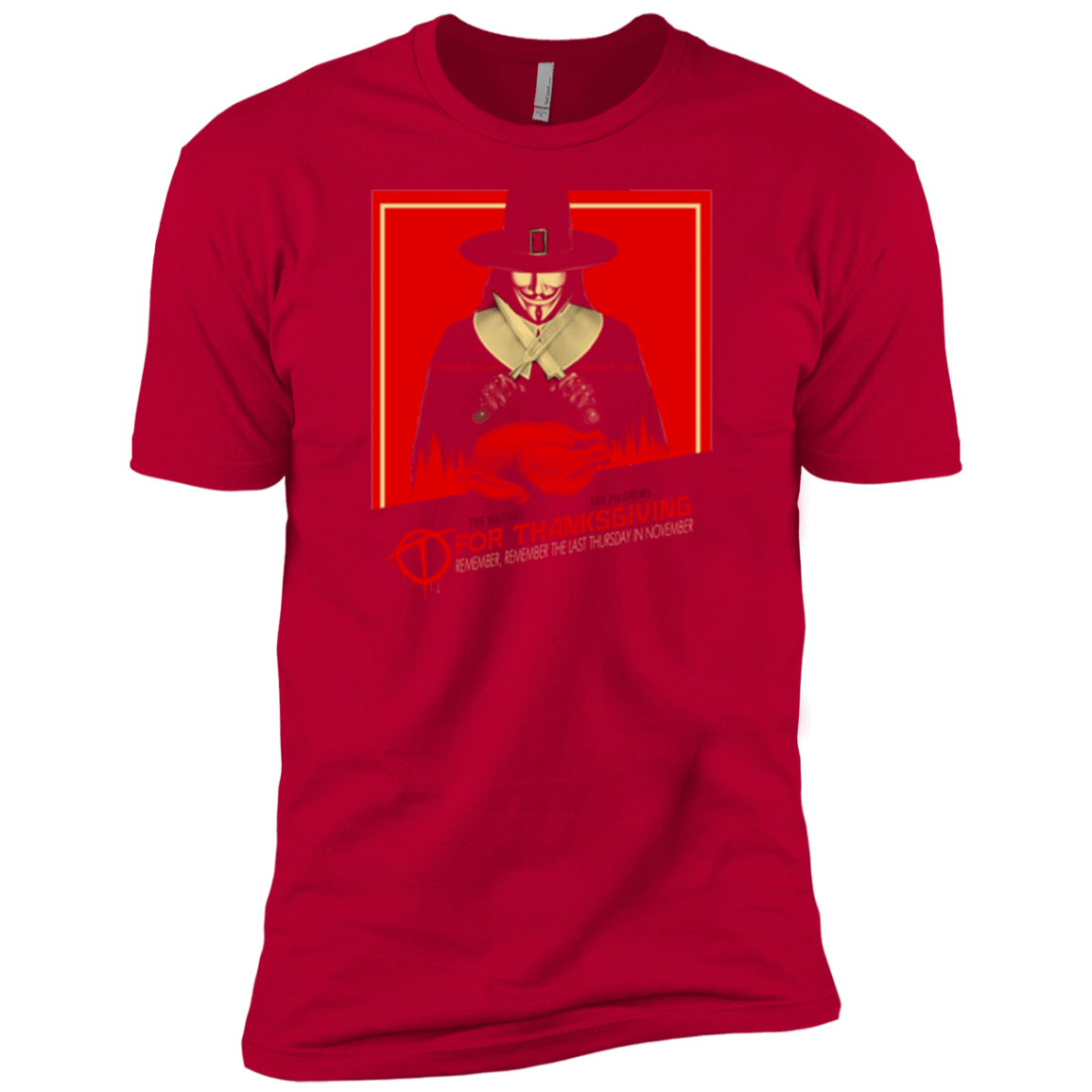 T-Shirts Red / X-Small T for Thanksgiving Men's Premium T-Shirt