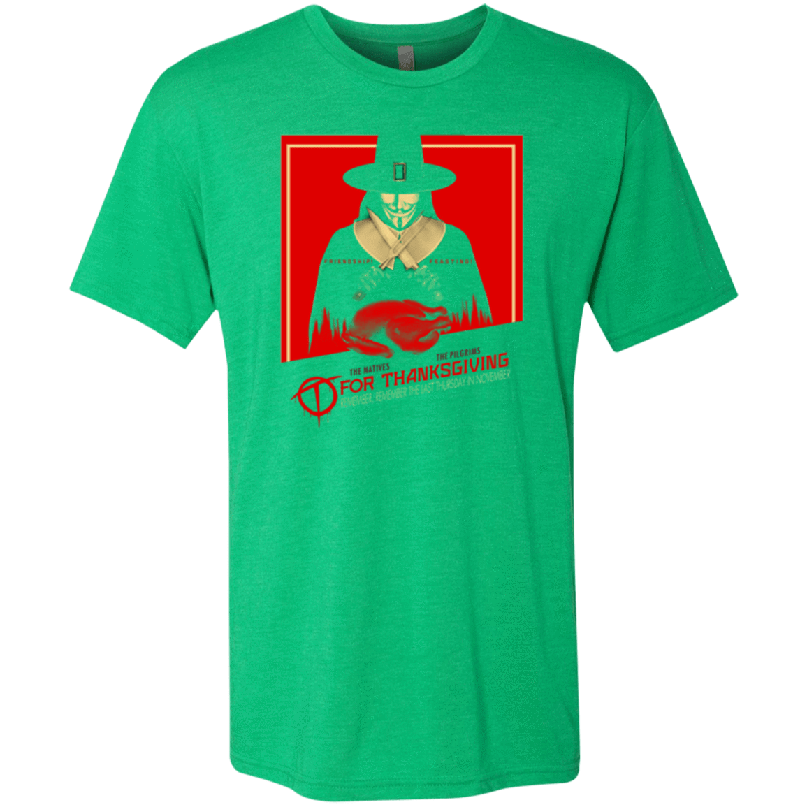 T-Shirts Envy / Small T for Thanksgiving Men's Triblend T-Shirt