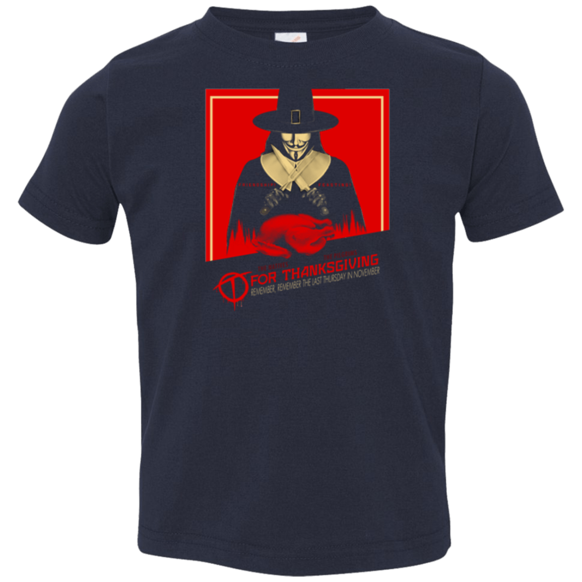 T-Shirts Navy / 2T T for Thanksgiving Toddler Premium T-Shirt