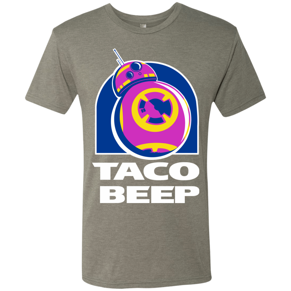T-Shirts Venetian Grey / S Taco Beep Men's Triblend T-Shirt