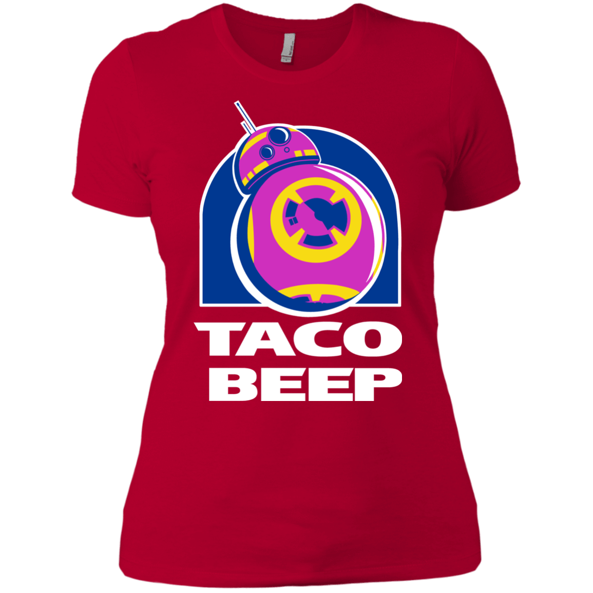 T-Shirts Red / X-Small Taco Beep Women's Premium T-Shirt