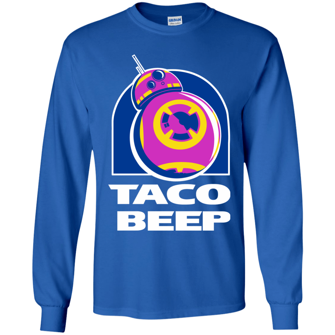 T-Shirts Royal / YS Taco Beep Youth Long Sleeve T-Shirt