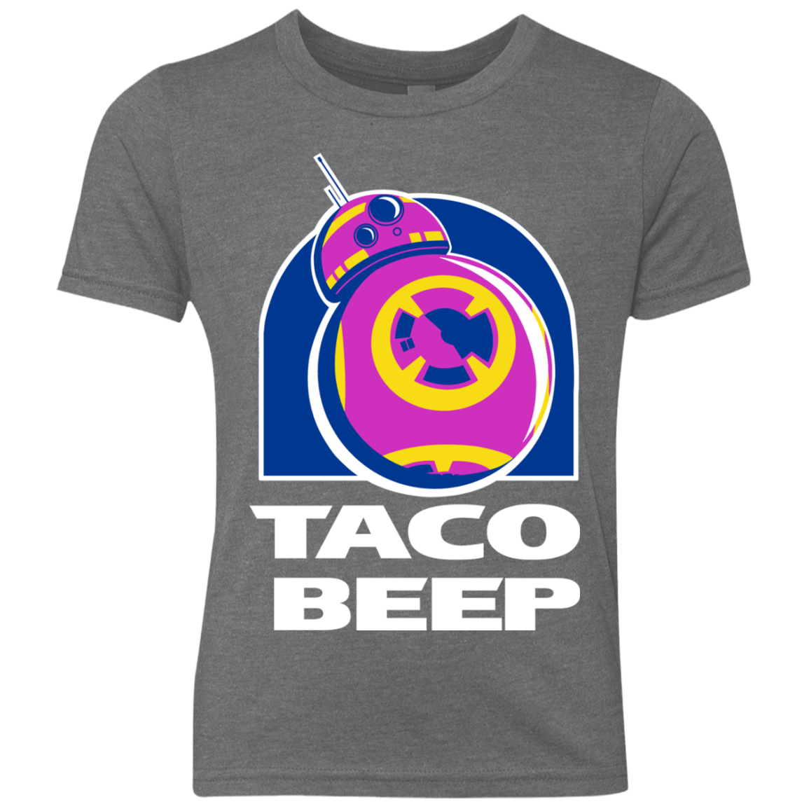 T-Shirts Premium Heather / YXS Taco Beep Youth Triblend T-Shirt
