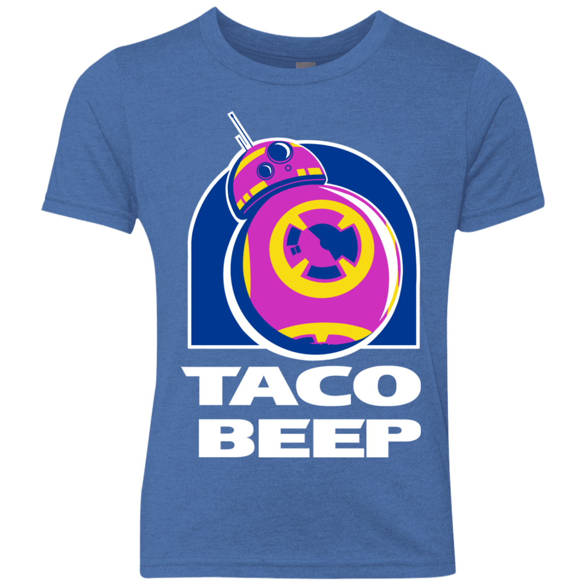 T-Shirts Vintage Royal / YXS Taco Beep Youth Triblend T-Shirt