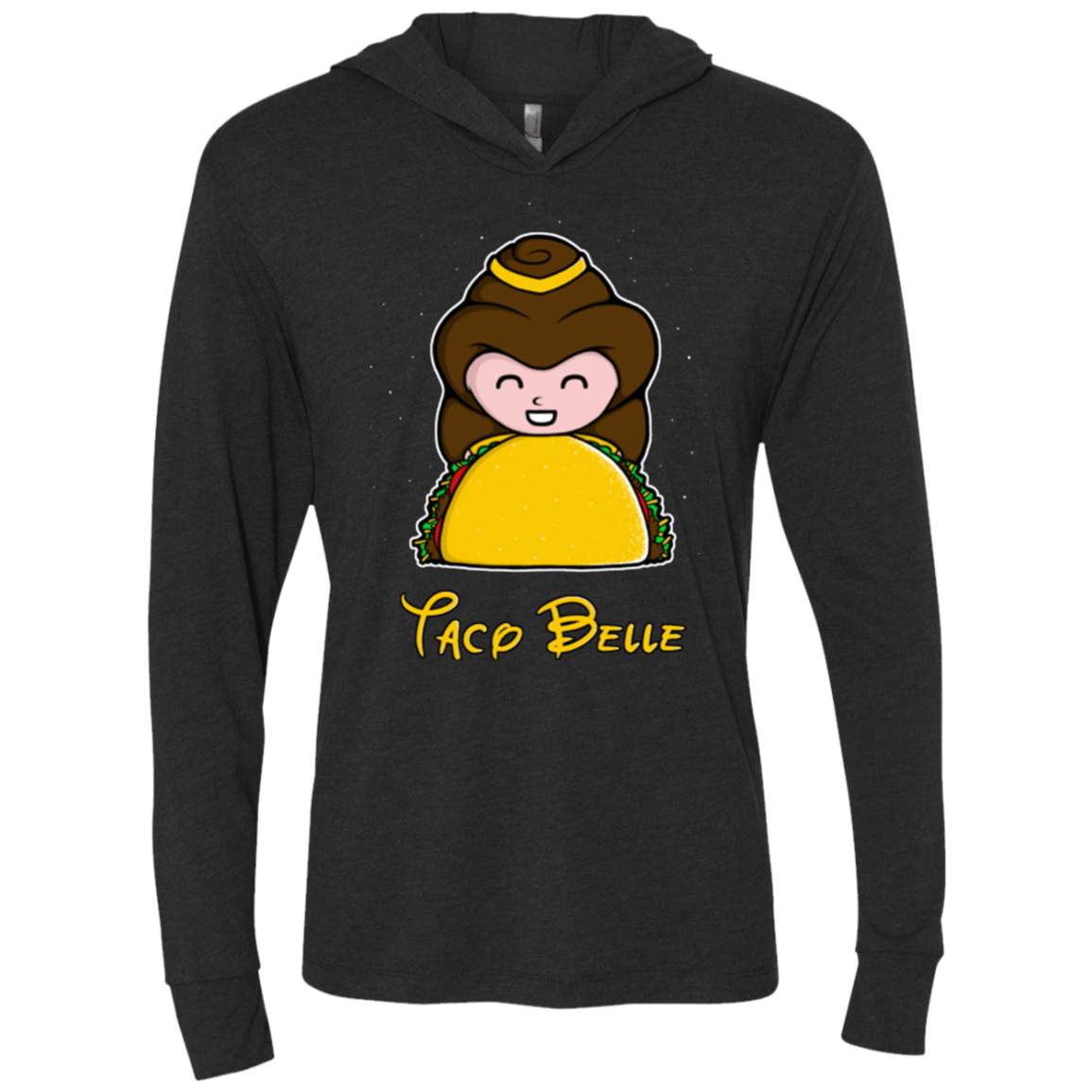 T-Shirts Vintage Black / X-Small Taco Belle Triblend Long Sleeve Hoodie Tee