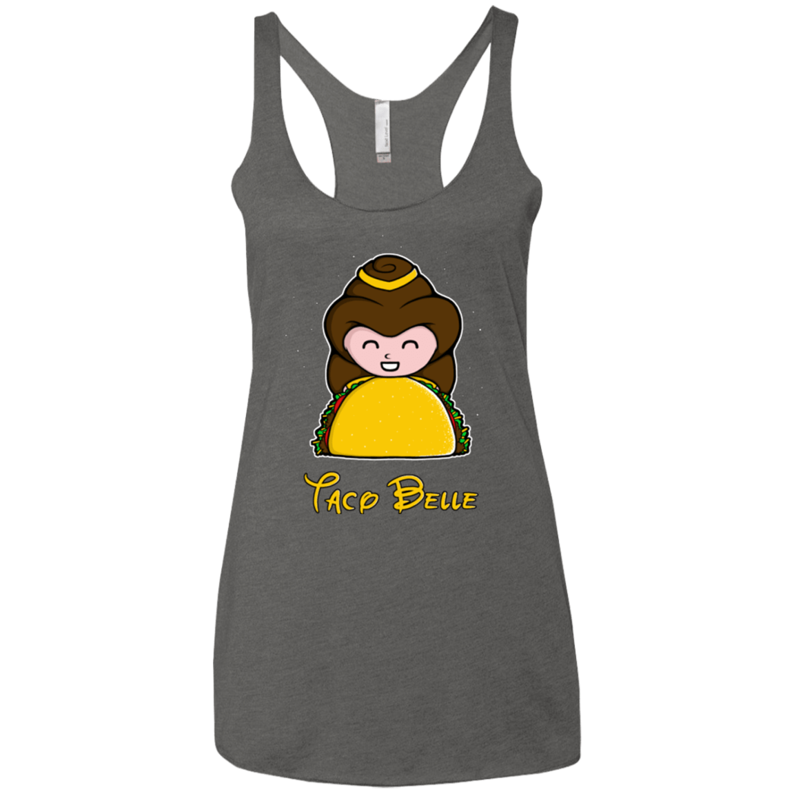 T-Shirts Premium Heather / X-Small Taco Belle Women's Triblend Racerback Tank