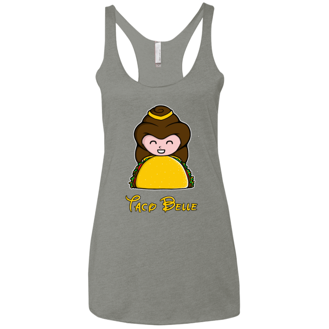 T-Shirts Venetian Grey / X-Small Taco Belle Women's Triblend Racerback Tank