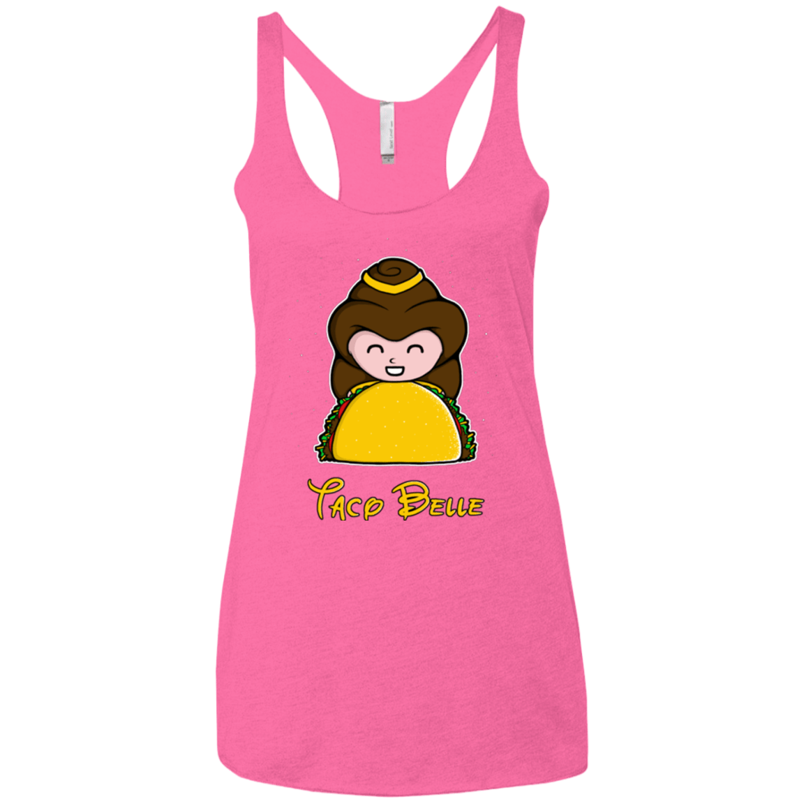 T-Shirts Vintage Pink / X-Small Taco Belle Women's Triblend Racerback Tank
