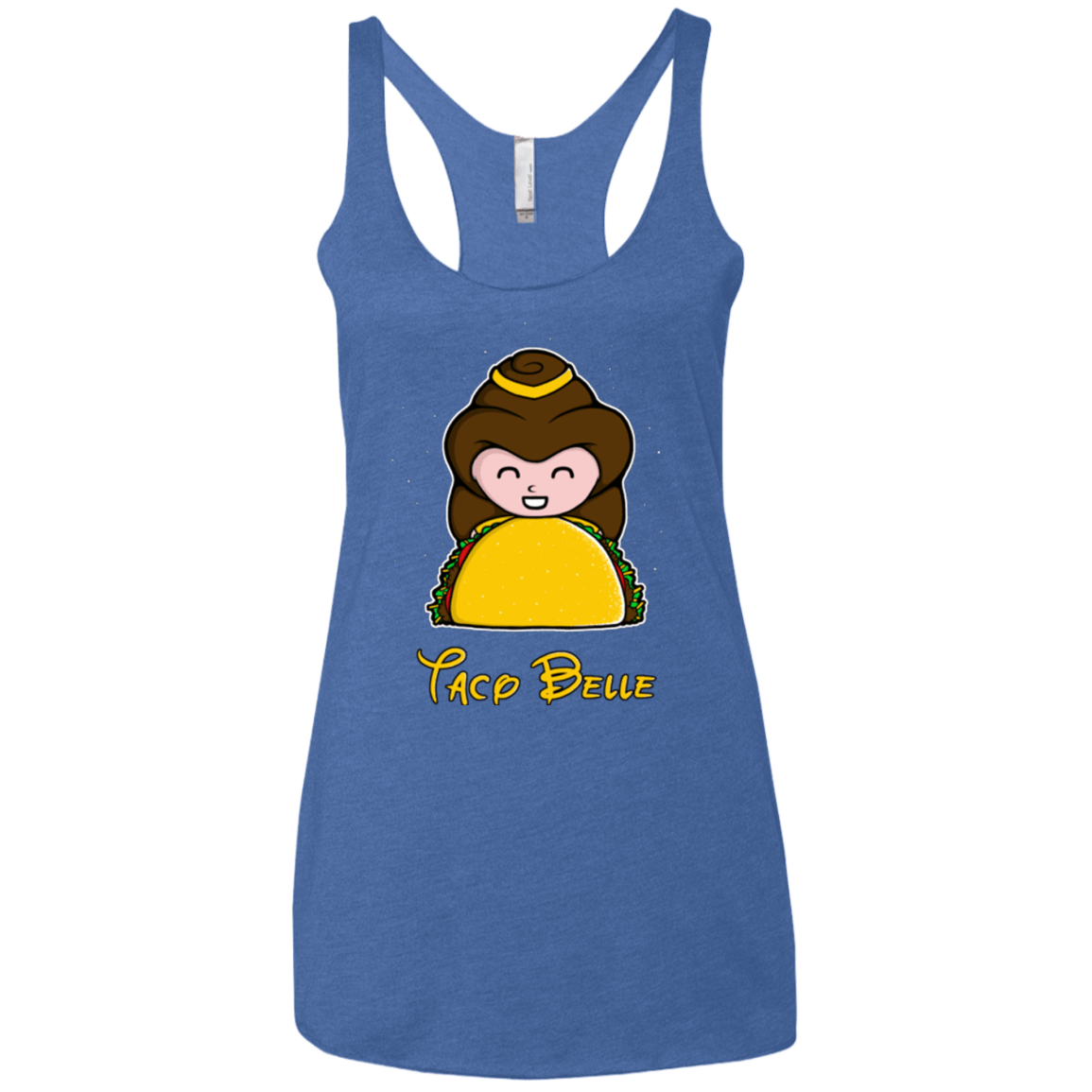 T-Shirts Vintage Royal / X-Small Taco Belle Women's Triblend Racerback Tank