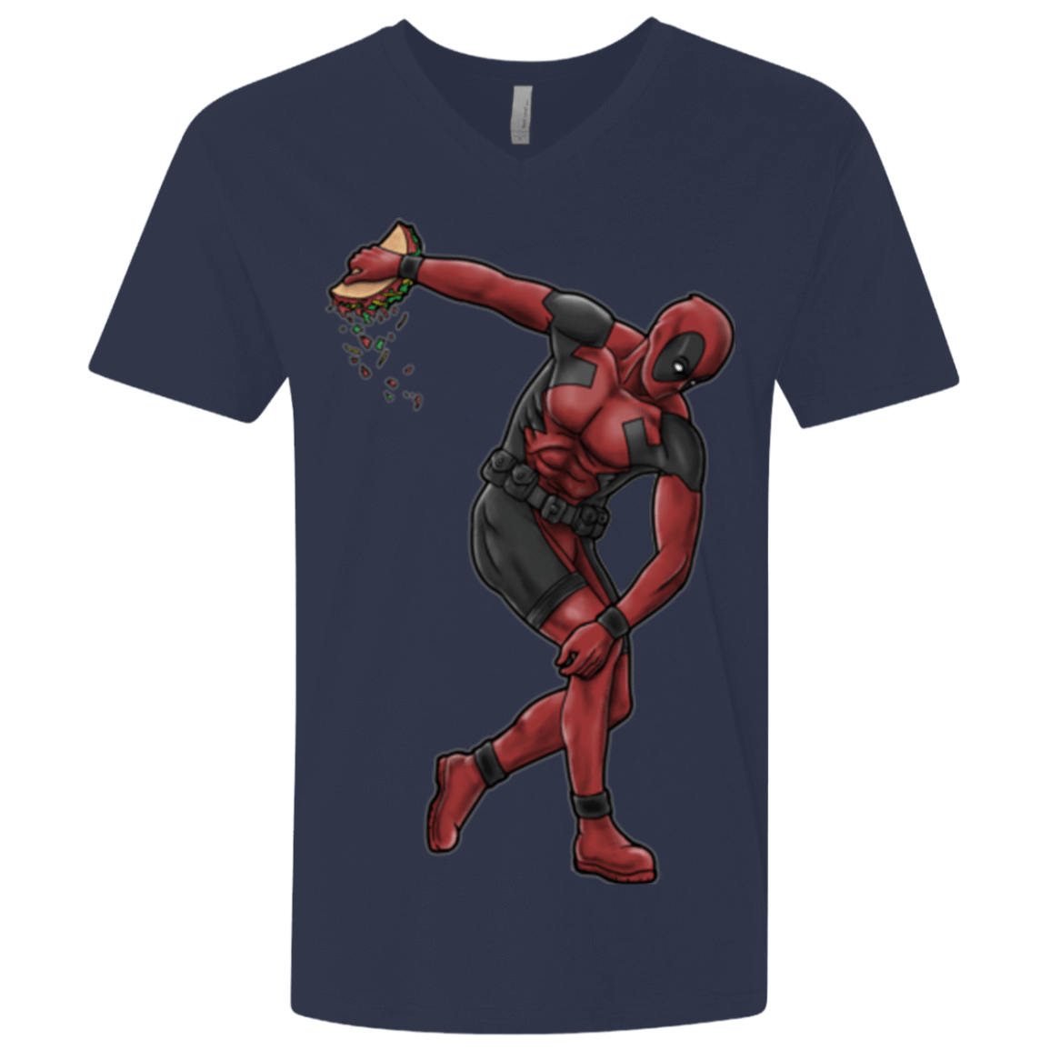 T-Shirts Midnight Navy / X-Small Tacobolus Men's Premium V-Neck