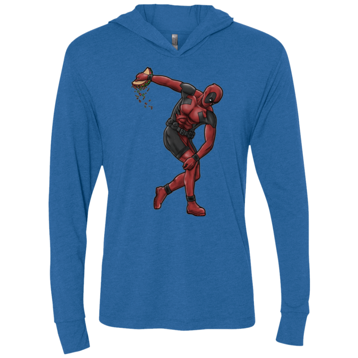 T-Shirts Vintage Royal / X-Small Tacobolus Triblend Long Sleeve Hoodie Tee