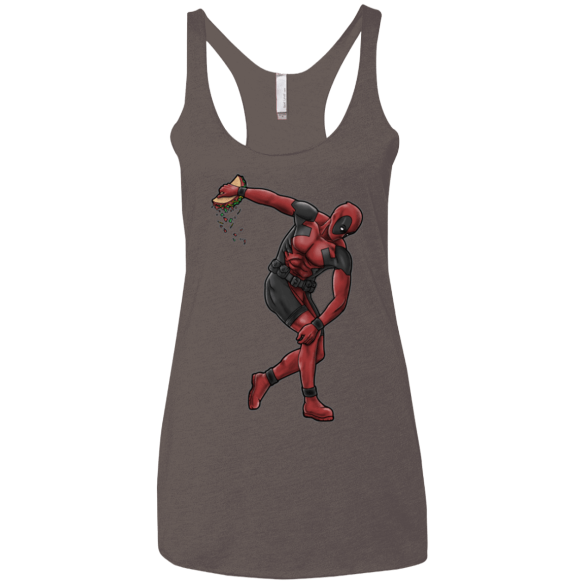 T-Shirts Macchiato / X-Small Tacobolus Women's Triblend Racerback Tank