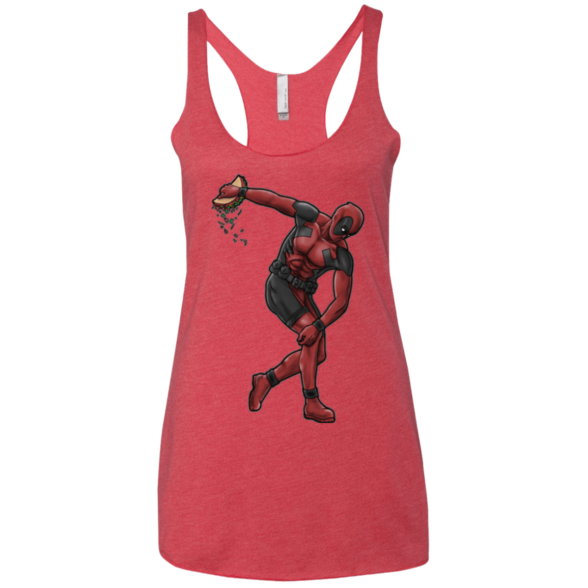 T-Shirts Vintage Red / X-Small Tacobolus Women's Triblend Racerback Tank
