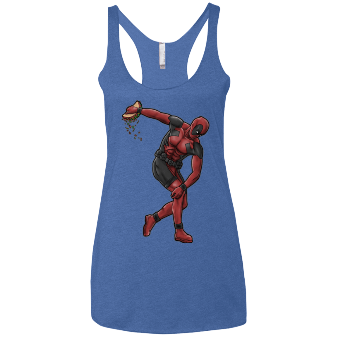 T-Shirts Vintage Royal / X-Small Tacobolus Women's Triblend Racerback Tank