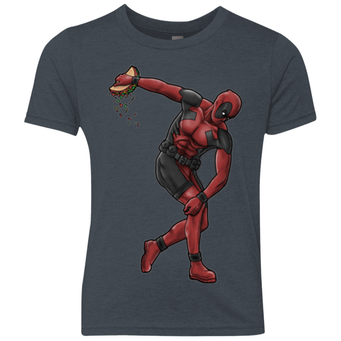 T-Shirts Vintage Navy / YXS Tacobolus Youth Triblend T-Shirt