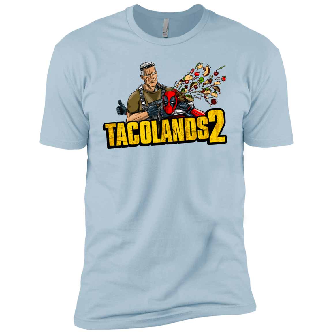 T-Shirts Light Blue / YXS TACOLANDS 2 Boys Premium T-Shirt