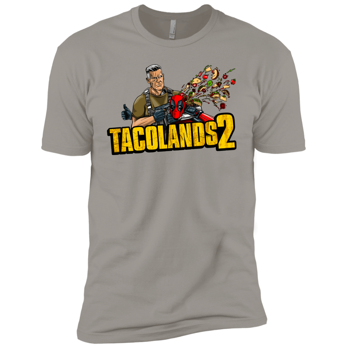 T-Shirts Light Grey / YXS TACOLANDS 2 Boys Premium T-Shirt