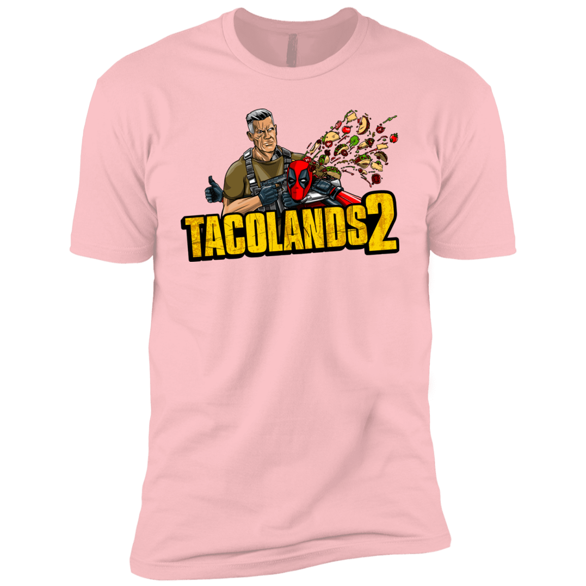 T-Shirts Light Pink / YXS TACOLANDS 2 Boys Premium T-Shirt
