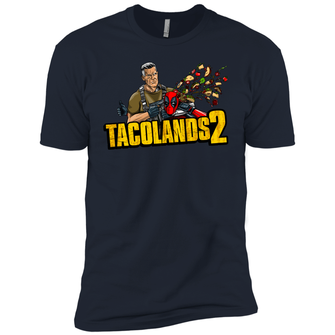 T-Shirts Midnight Navy / YXS TACOLANDS 2 Boys Premium T-Shirt