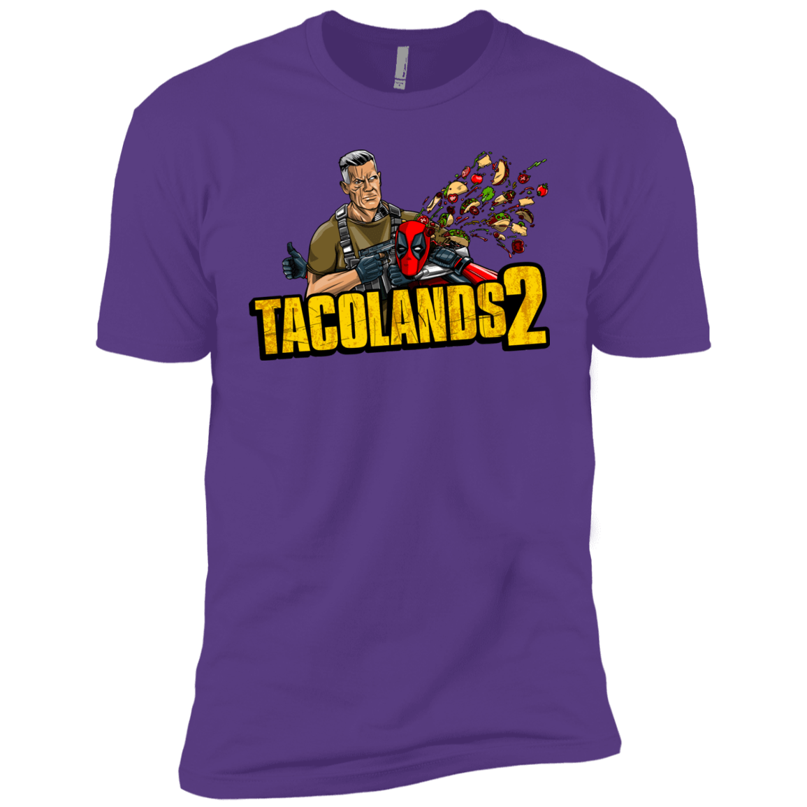 T-Shirts Purple Rush / YXS TACOLANDS 2 Boys Premium T-Shirt