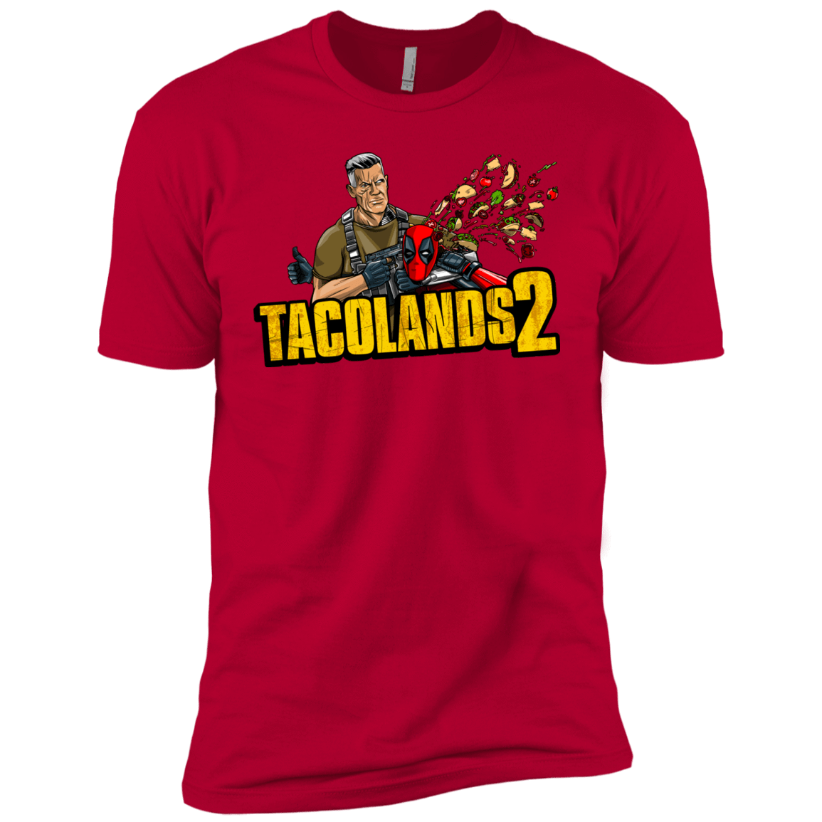 T-Shirts Red / YXS TACOLANDS 2 Boys Premium T-Shirt
