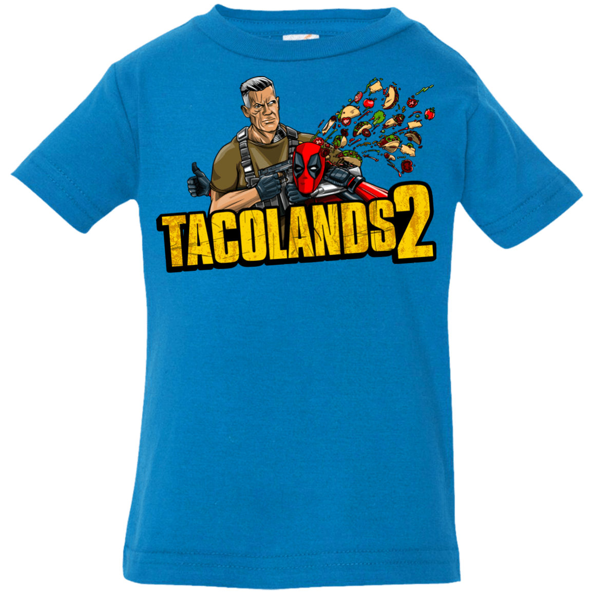 T-Shirts Cobalt / 6 Months TACOLANDS 2 Infant Premium T-Shirt