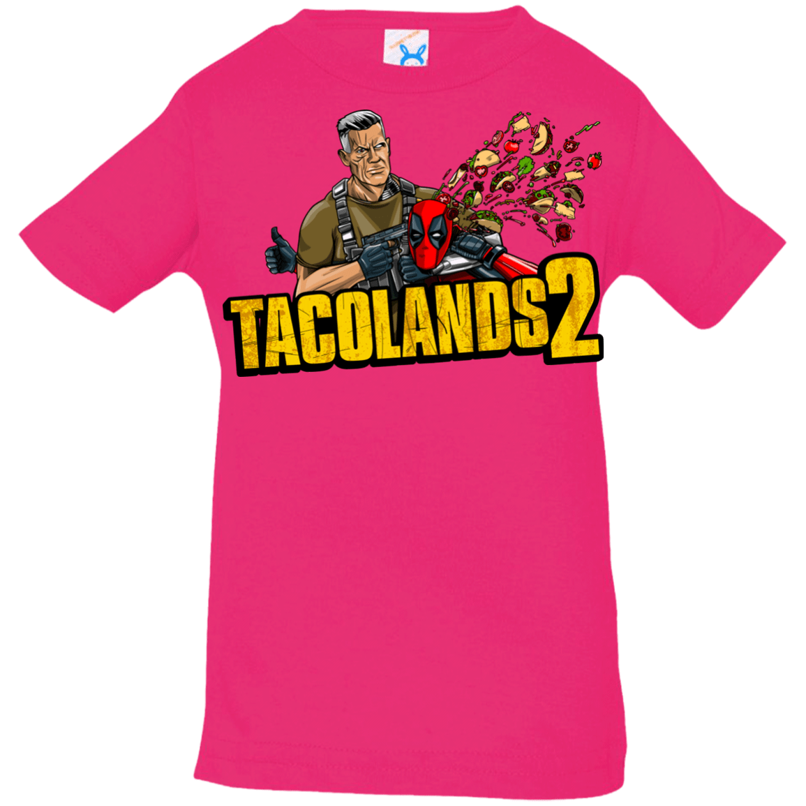 T-Shirts Hot Pink / 6 Months TACOLANDS 2 Infant Premium T-Shirt