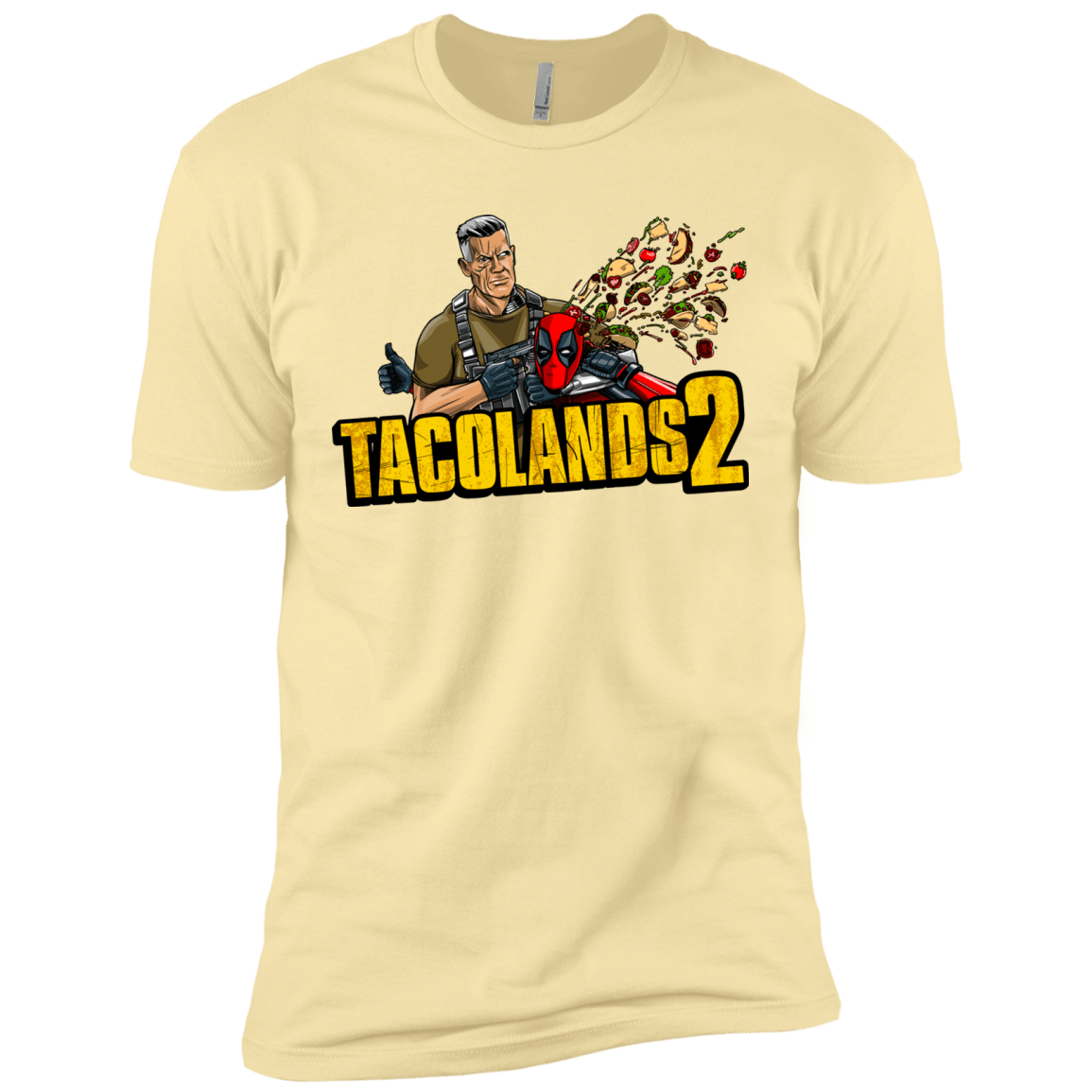 T-Shirts Banana Cream / X-Small TACOLANDS 2 Men's Premium T-Shirt