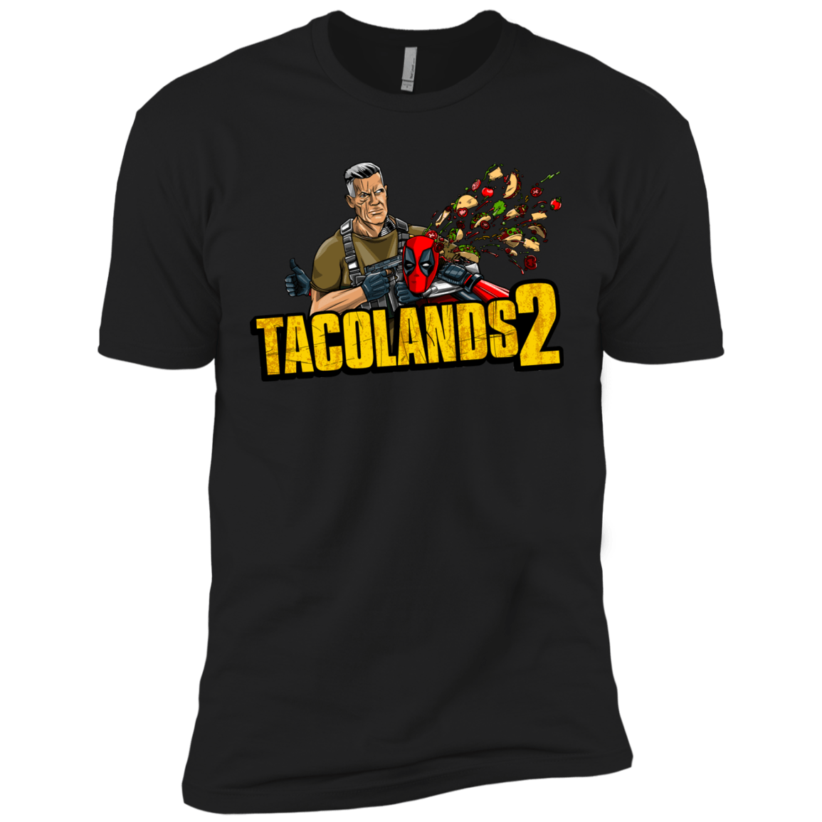 T-Shirts Black / X-Small TACOLANDS 2 Men's Premium T-Shirt