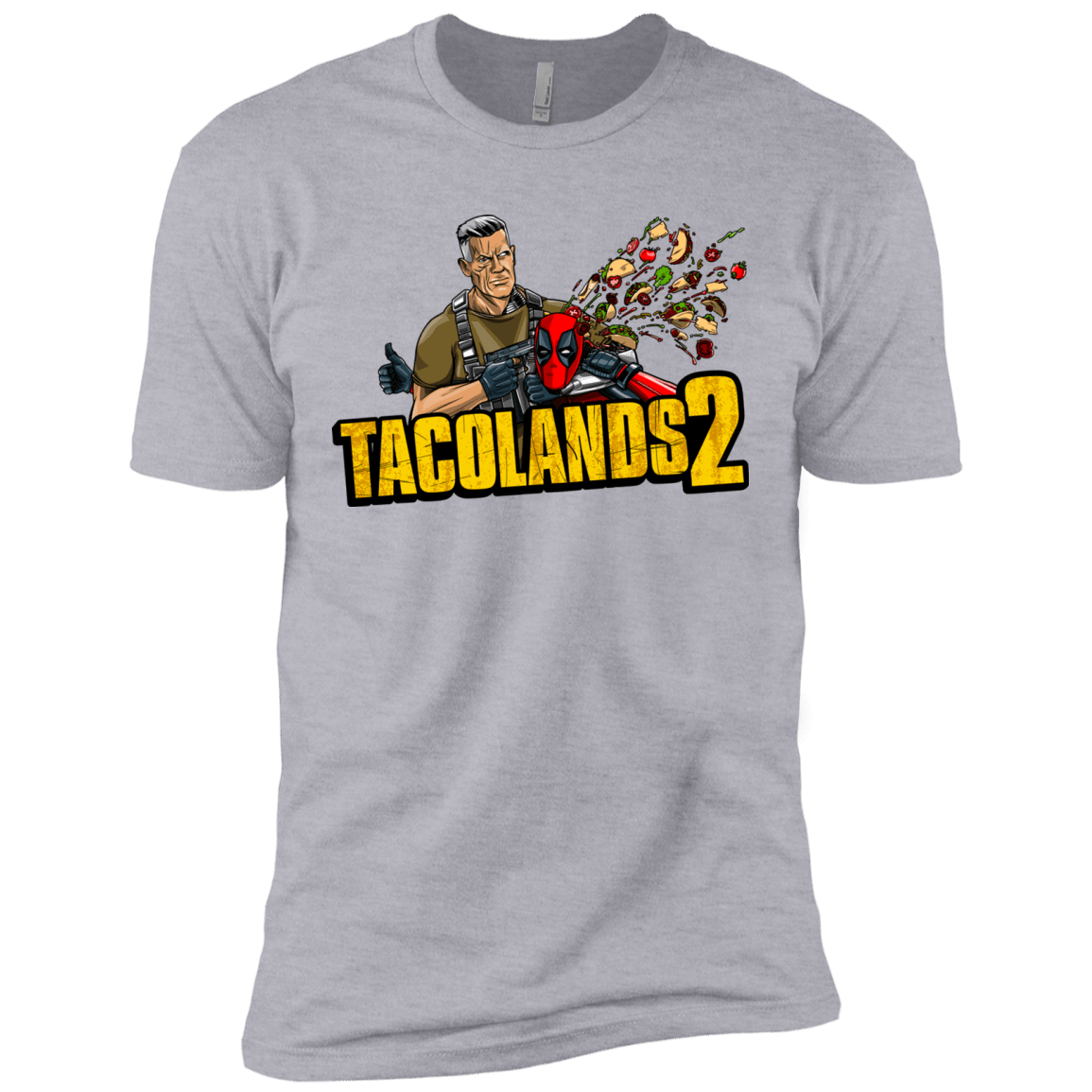 T-Shirts Heather Grey / X-Small TACOLANDS 2 Men's Premium T-Shirt