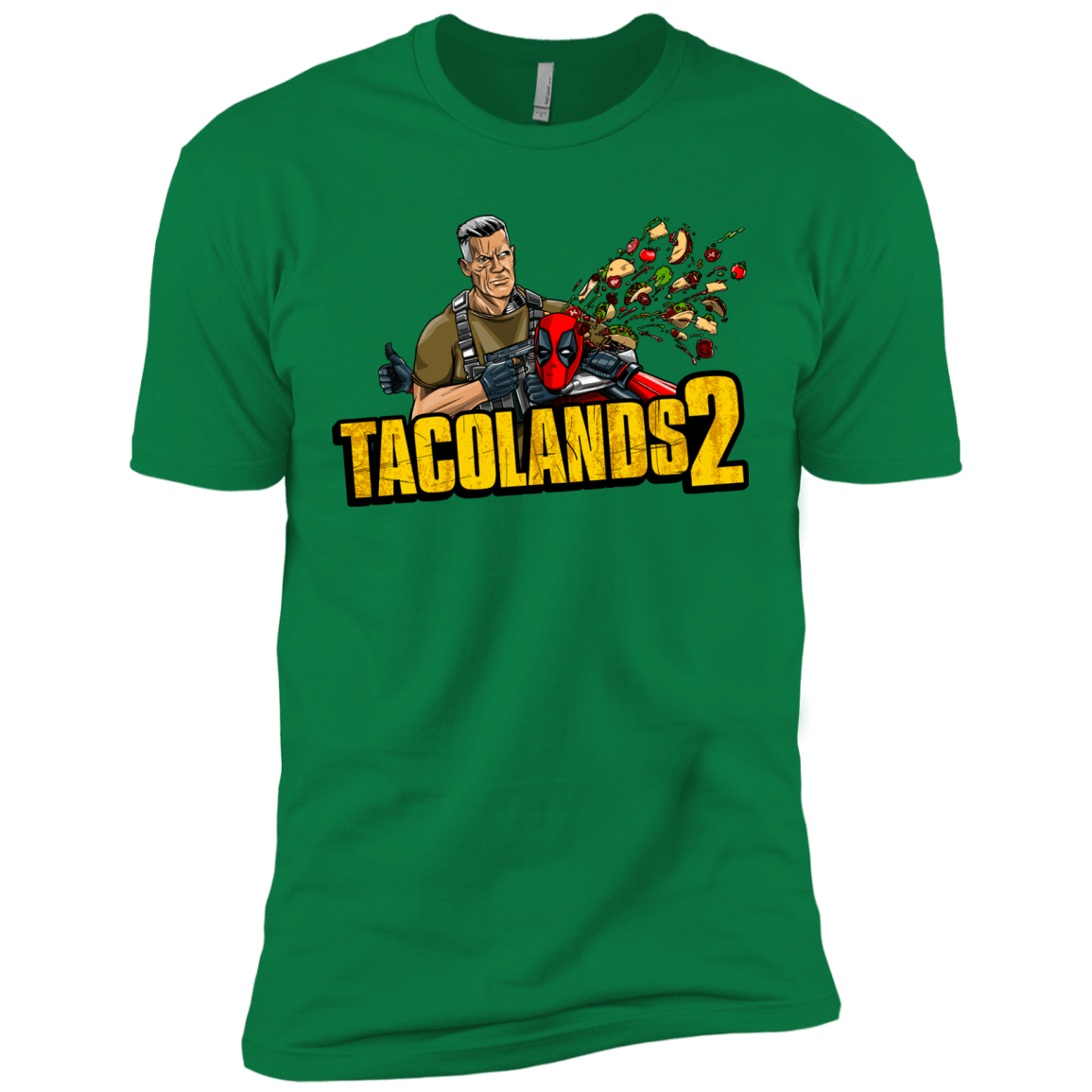 T-Shirts Kelly Green / X-Small TACOLANDS 2 Men's Premium T-Shirt