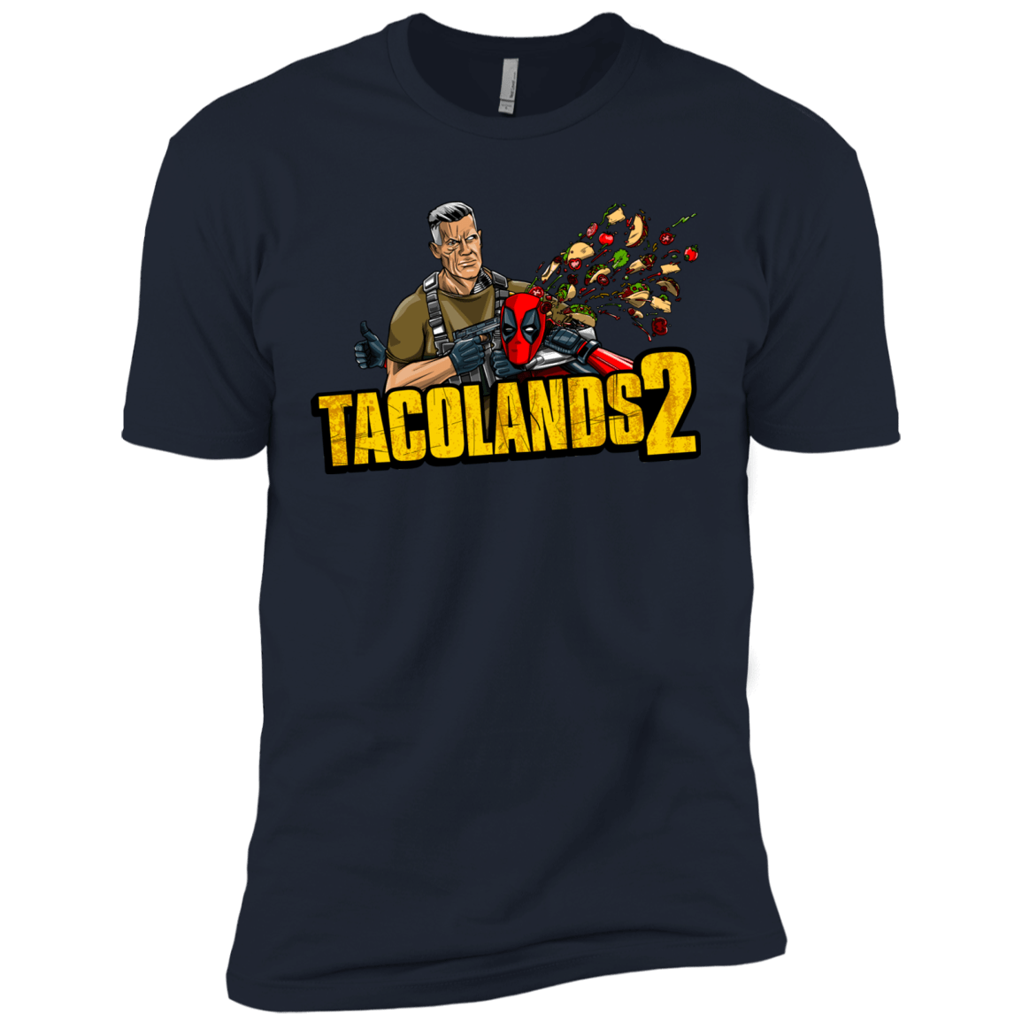 T-Shirts Midnight Navy / X-Small TACOLANDS 2 Men's Premium T-Shirt