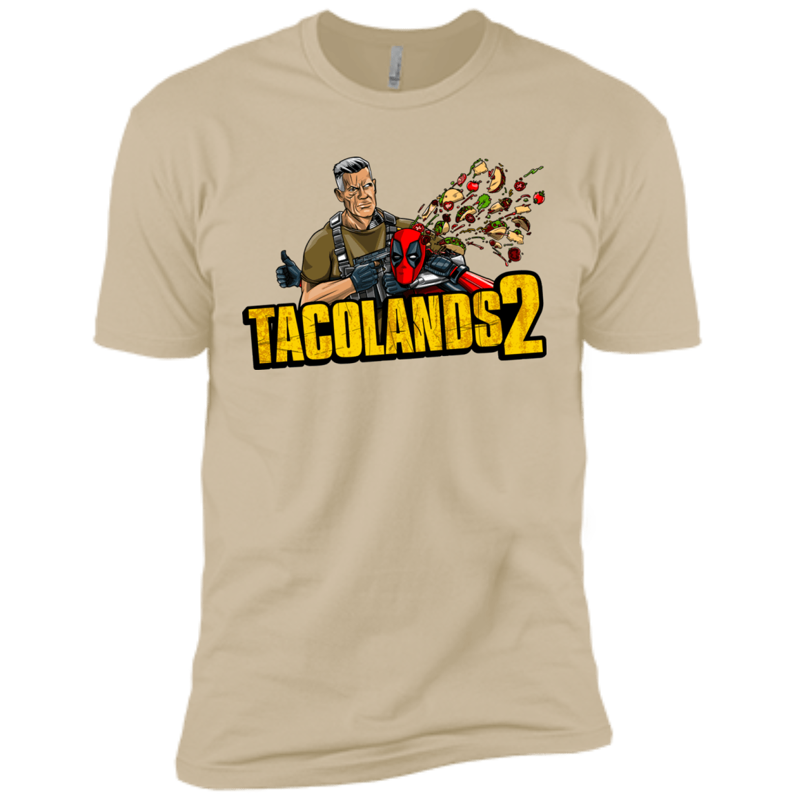 T-Shirts Sand / X-Small TACOLANDS 2 Men's Premium T-Shirt
