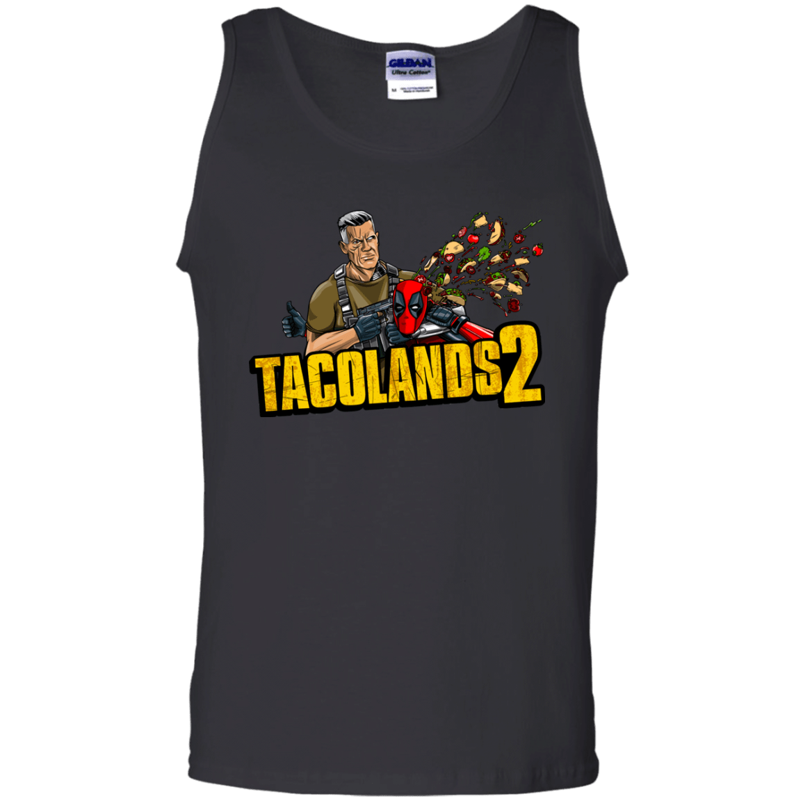 T-Shirts Black / S TACOLANDS 2 Men's Tank Top