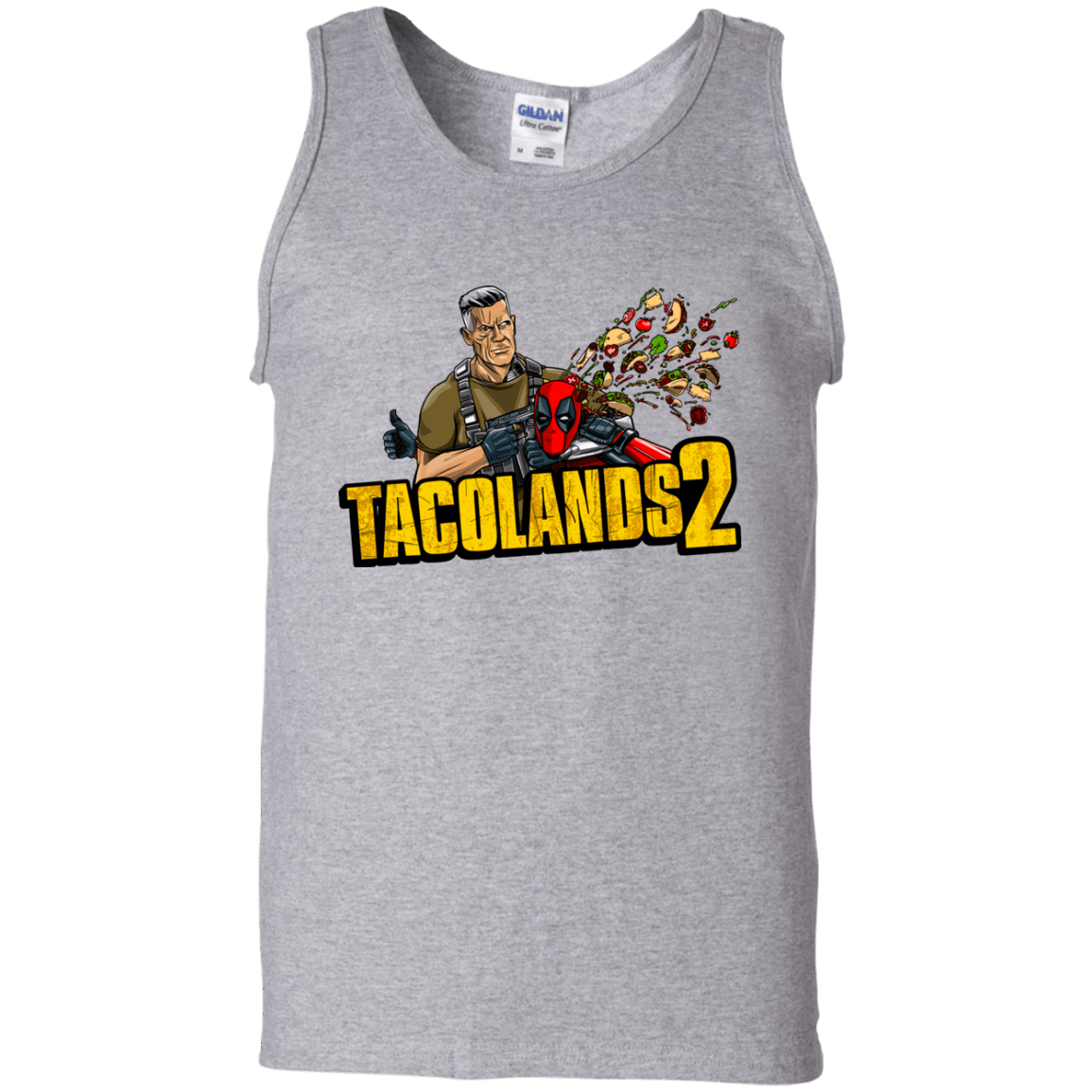 T-Shirts Sport Grey / S TACOLANDS 2 Men's Tank Top
