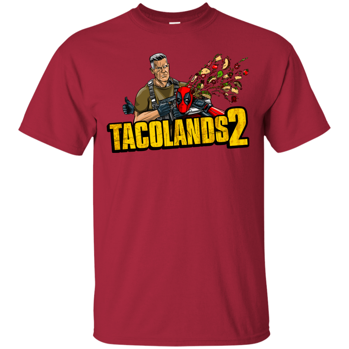 T-Shirts Cardinal / S TACOLANDS 2 T-Shirt