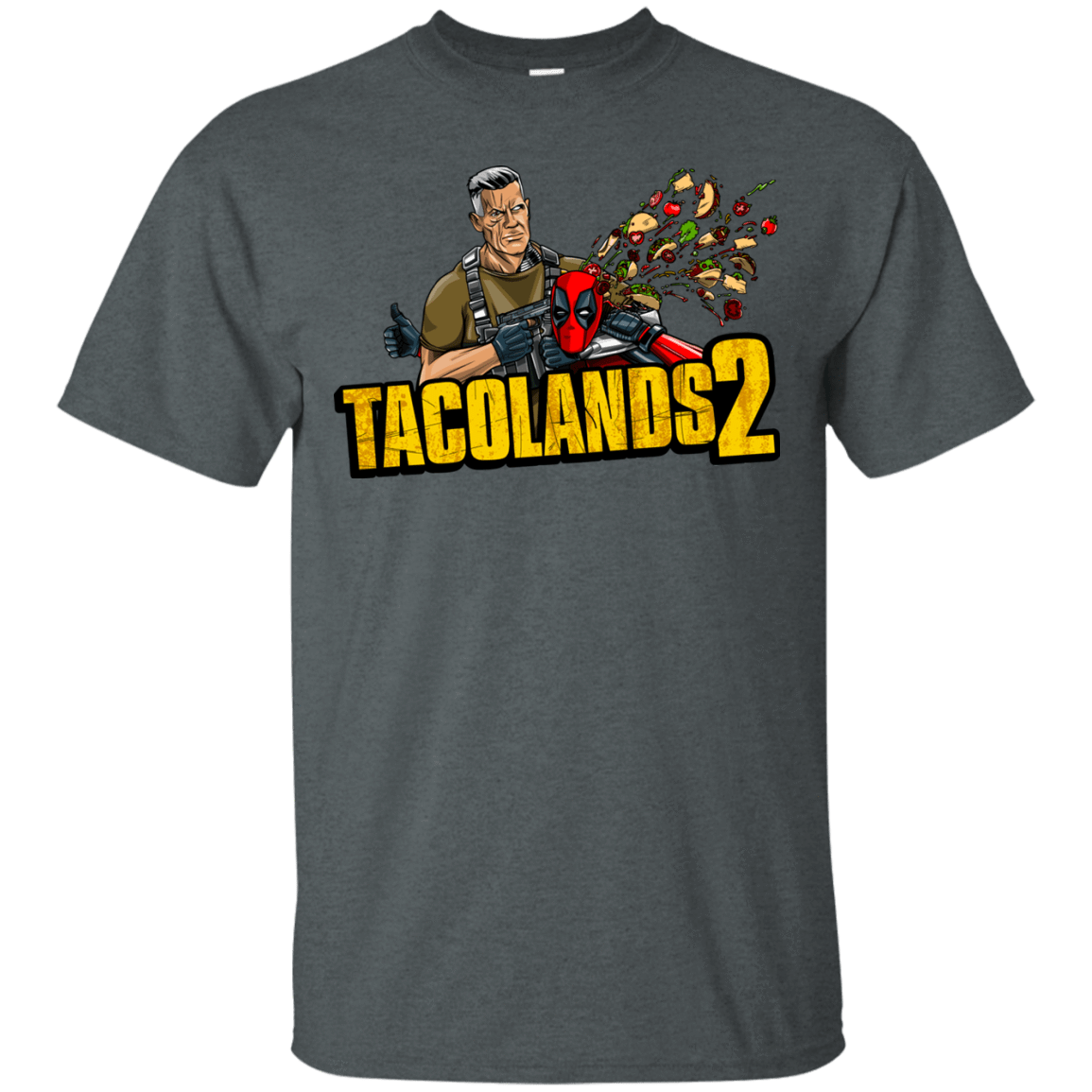 T-Shirts Dark Heather / S TACOLANDS 2 T-Shirt