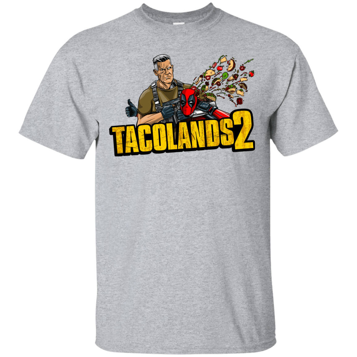 T-Shirts Sport Grey / S TACOLANDS 2 T-Shirt