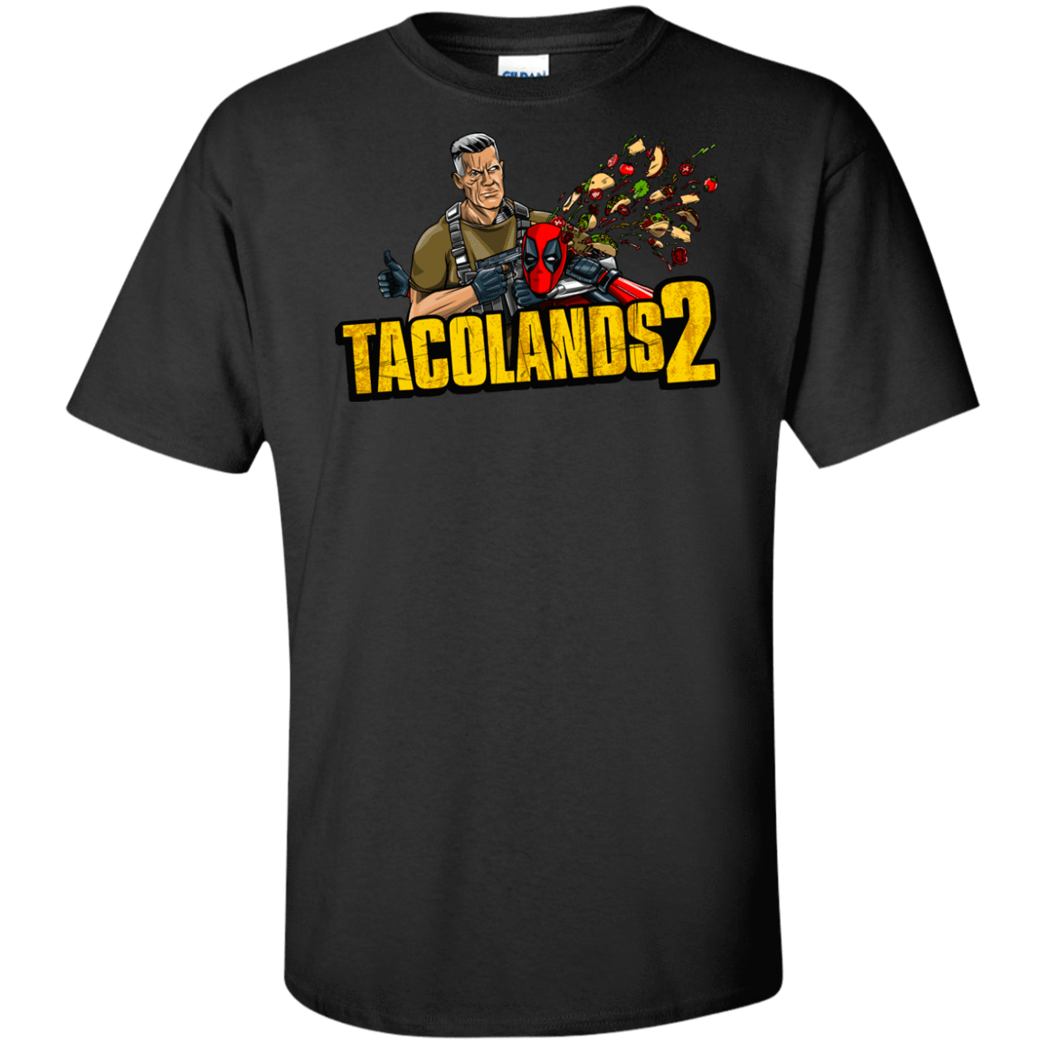 T-Shirts Black / XLT TACOLANDS 2 Tall T-Shirt
