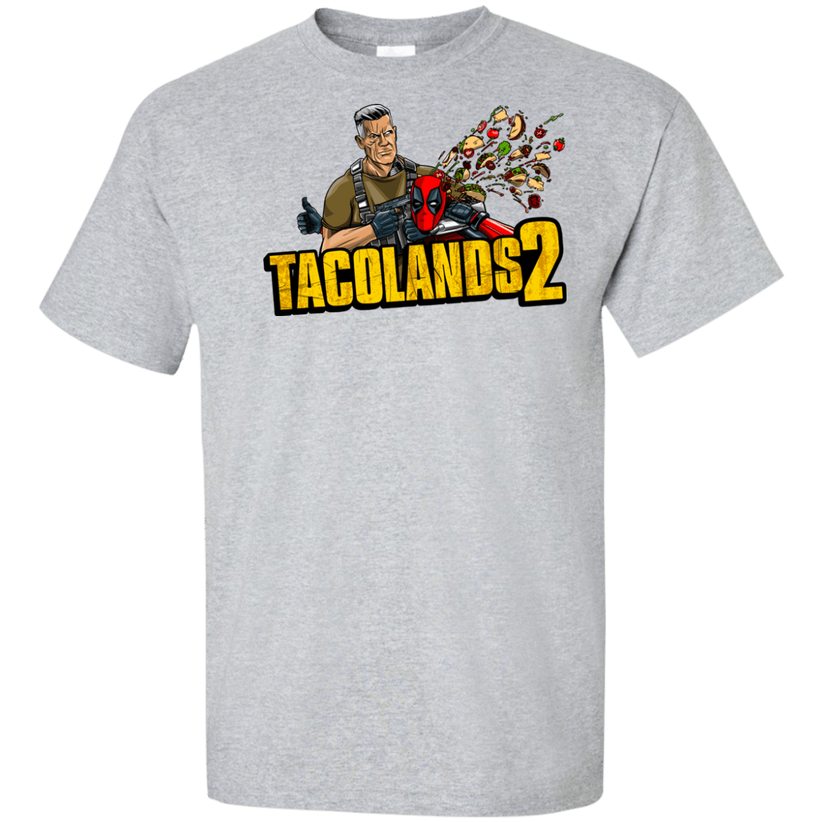 T-Shirts Sport Grey / XLT TACOLANDS 2 Tall T-Shirt