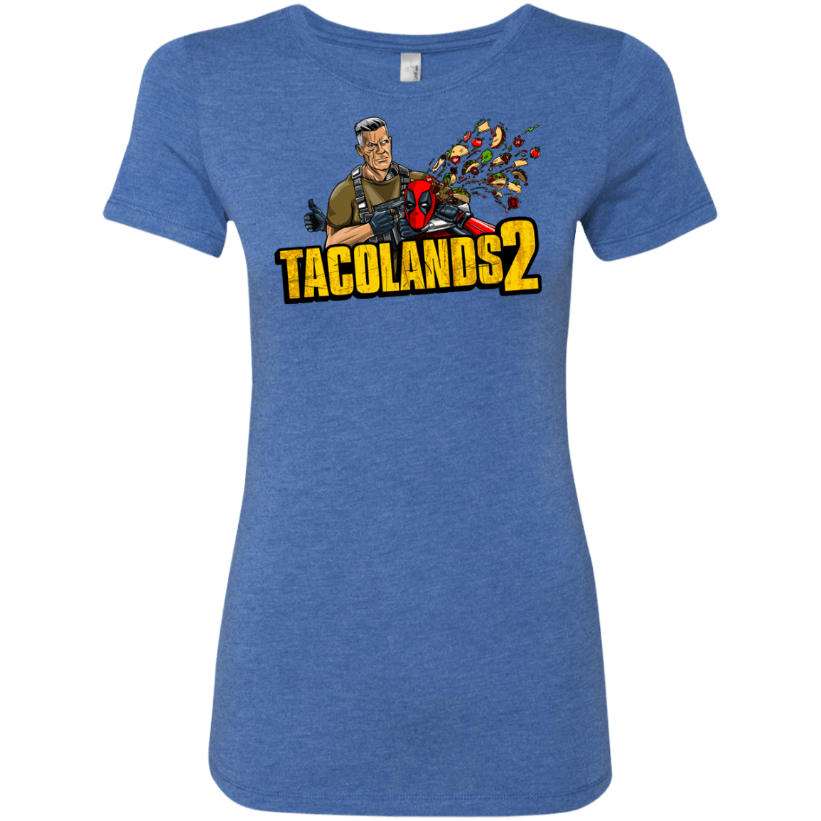 T-Shirts Vintage Royal / S TACOLANDS 2 Women's Triblend T-Shirt