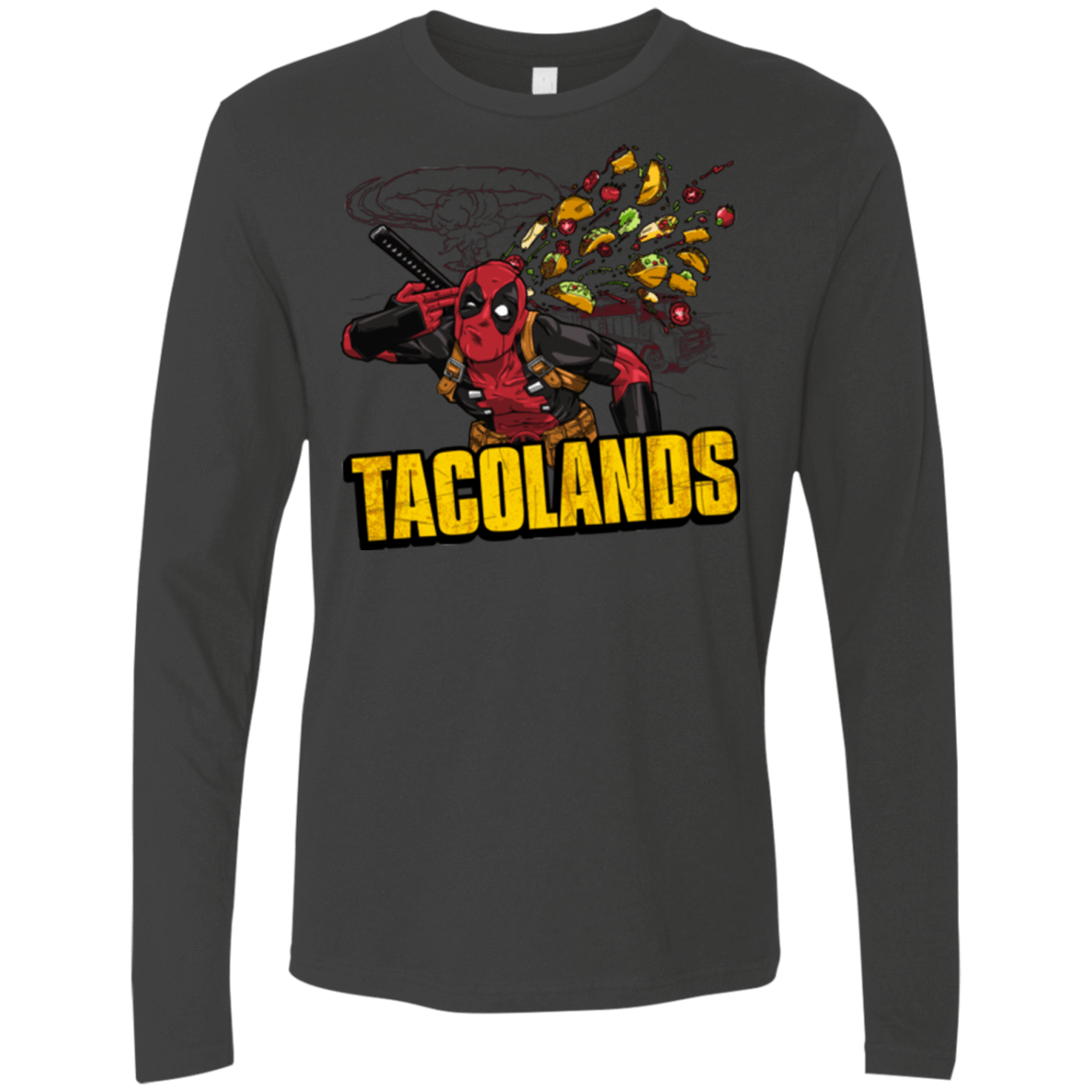 T-Shirts Heavy Metal / Small Tacolands Men's Premium Long Sleeve