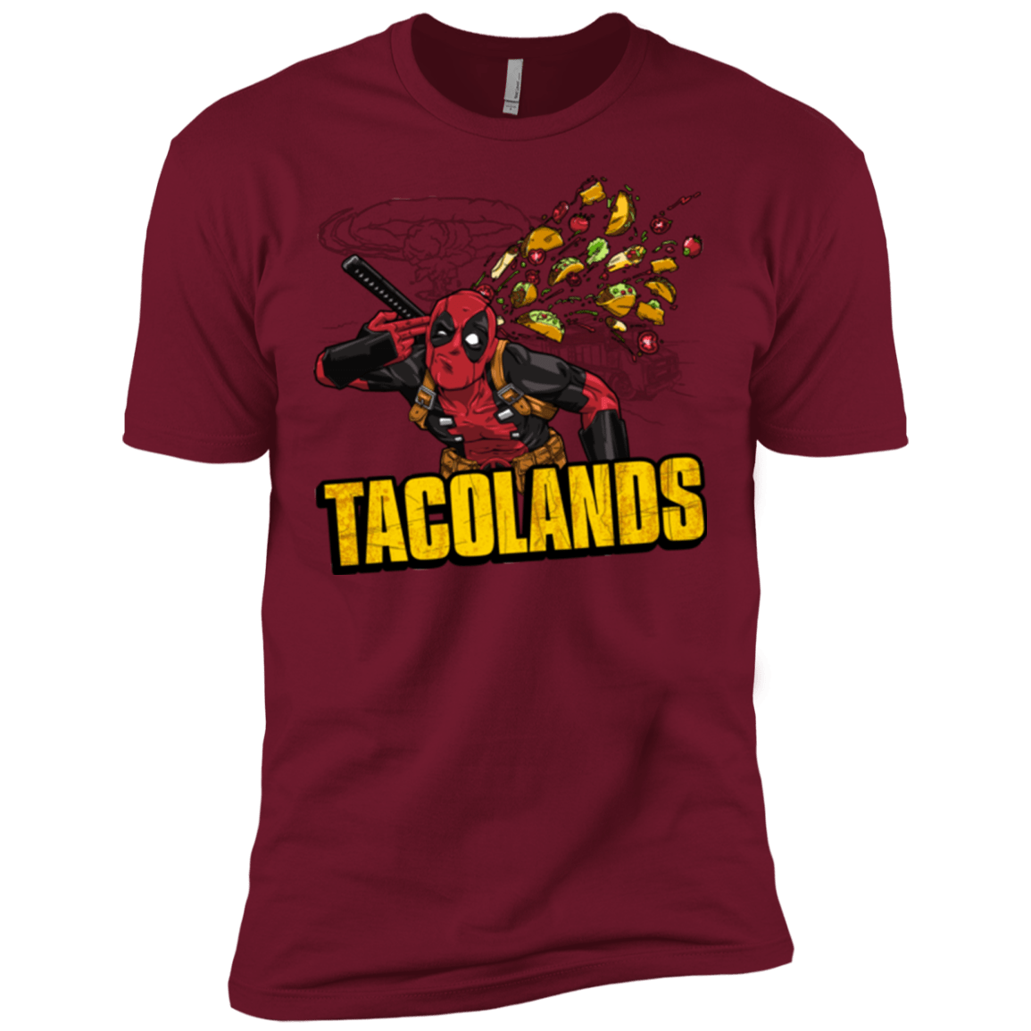 T-Shirts Cardinal / X-Small Tacolands Men's Premium T-Shirt