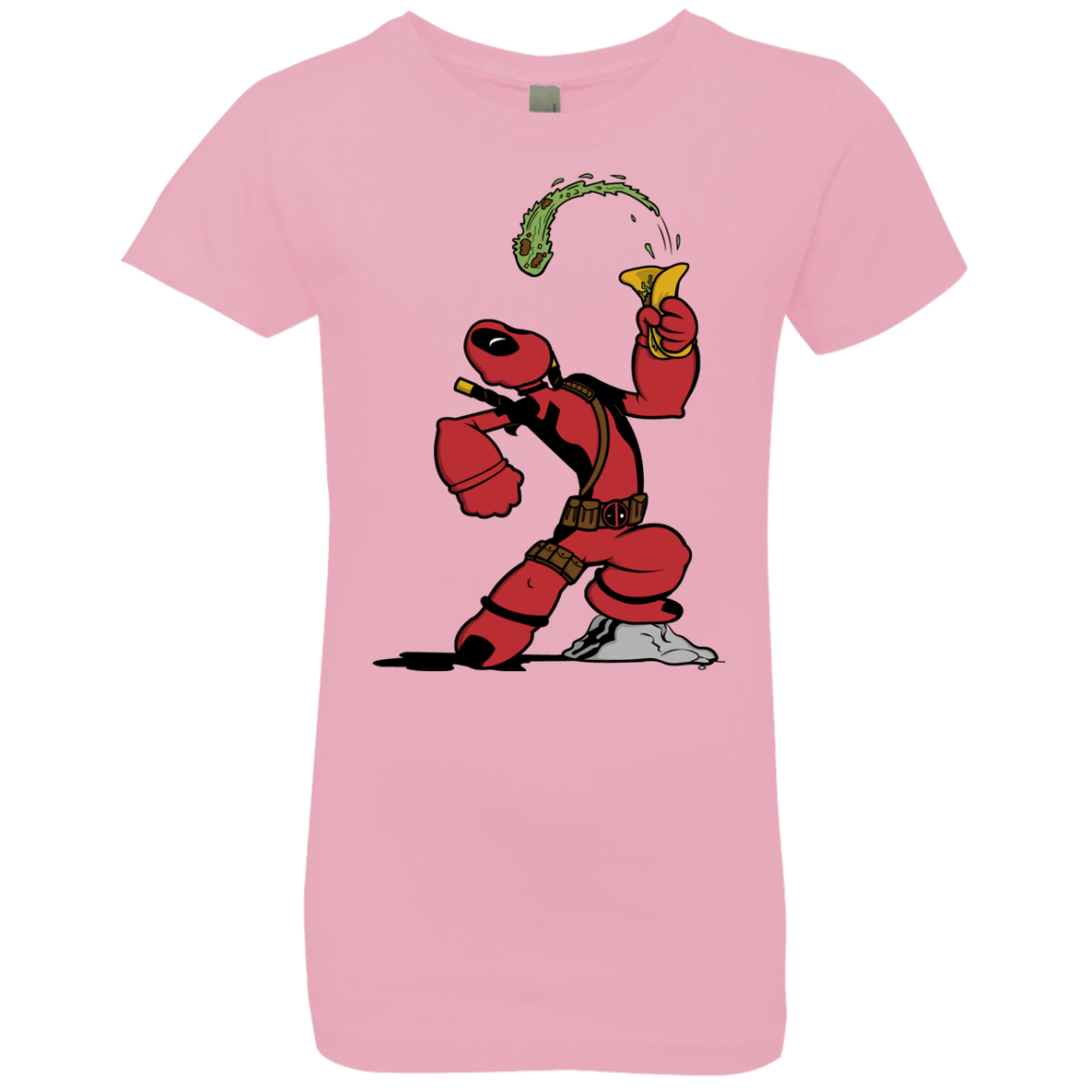 T-Shirts Light Pink / YXS Tacopeye Girls Premium T-Shirt