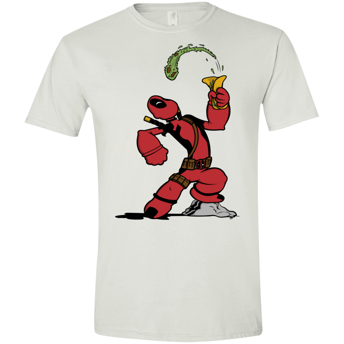 T-Shirts White / X-Small Tacopeye Men's Semi-Fitted Softstyle