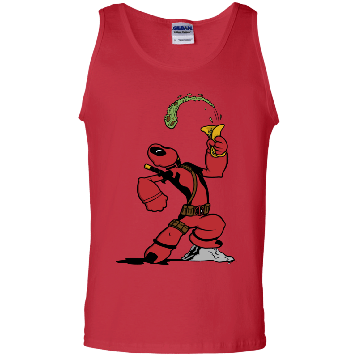 T-Shirts Red / S Tacopeye Men's Tank Top