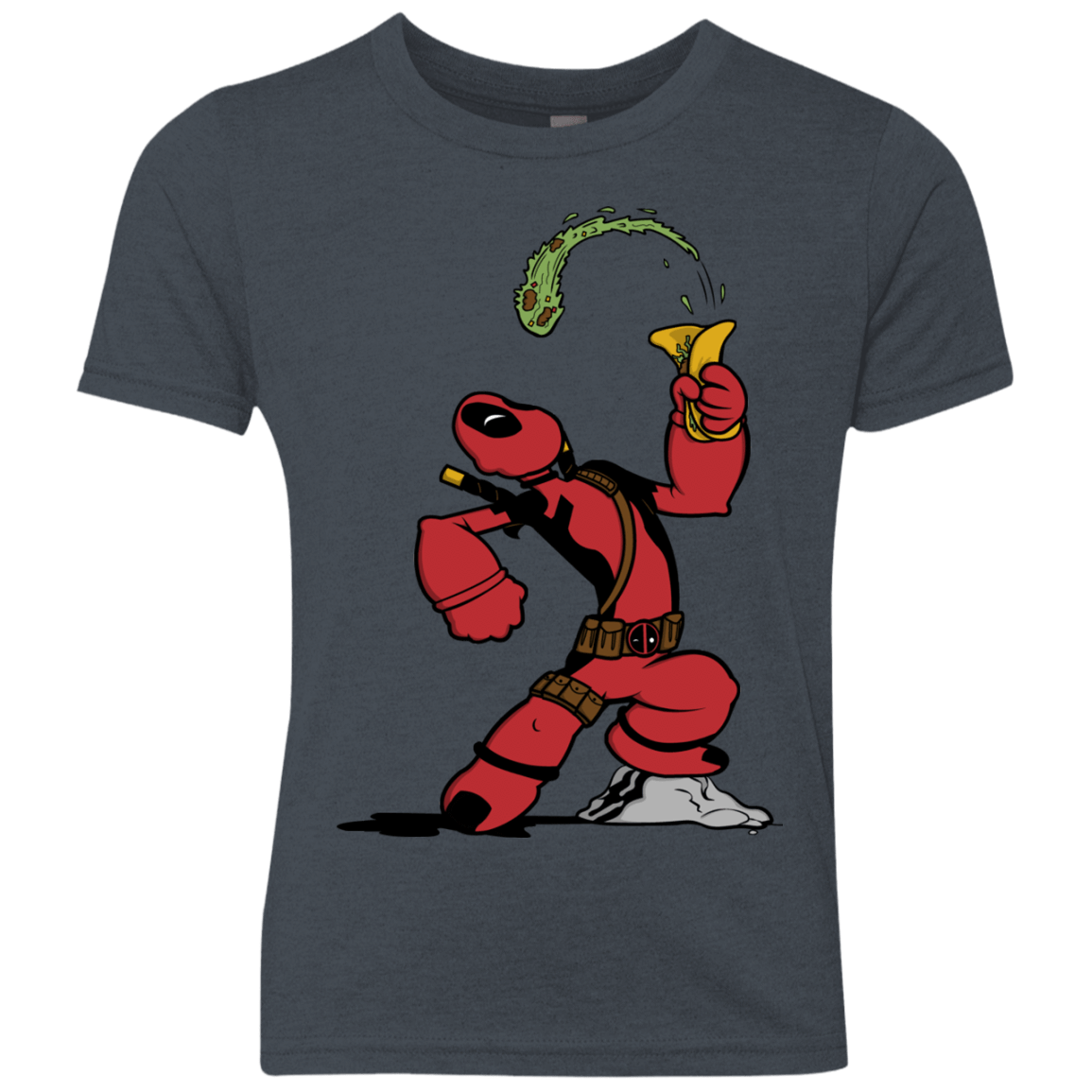 T-Shirts Vintage Navy / YXS Tacopeye Youth Triblend T-Shirt